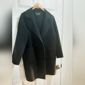 LZ.SHOP Open Wool Coat